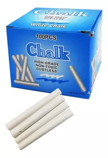 TIZA ANTIALERGICA X100 CHALK BLANCA