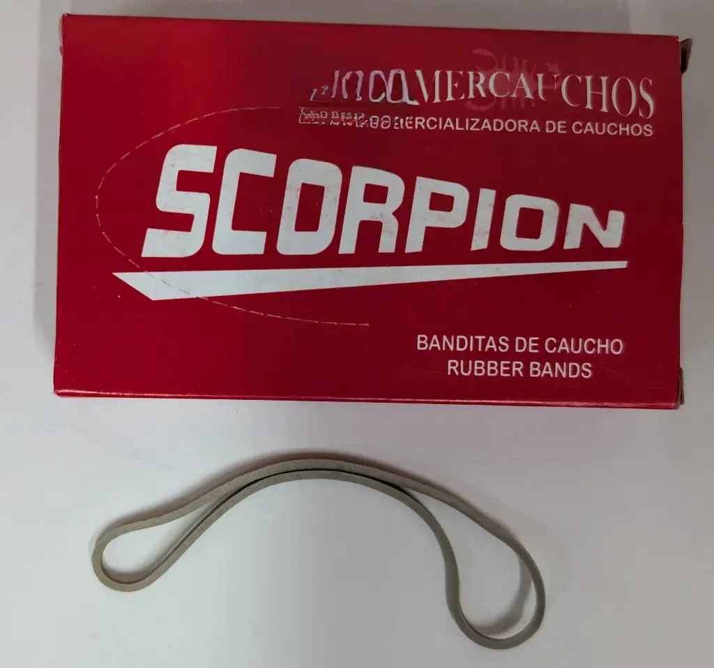 CAJAS DE BANDAS CAUCHOS SCORPION