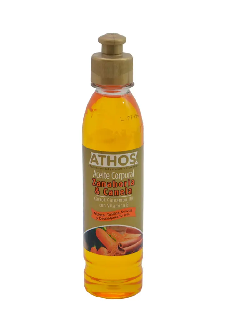 ACEITE ZANAHORIA Y CANELA ATHOS 250 ML