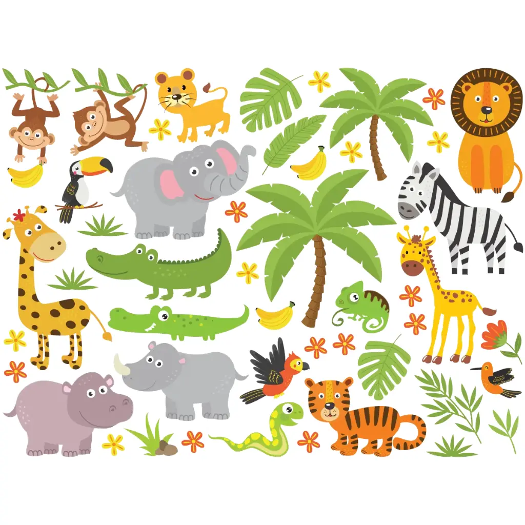 STICKER DE JUNGLA