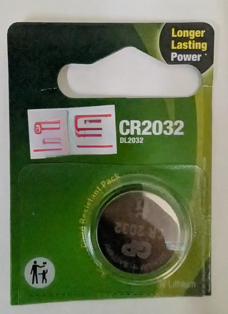 PILA PLANA CR2032
