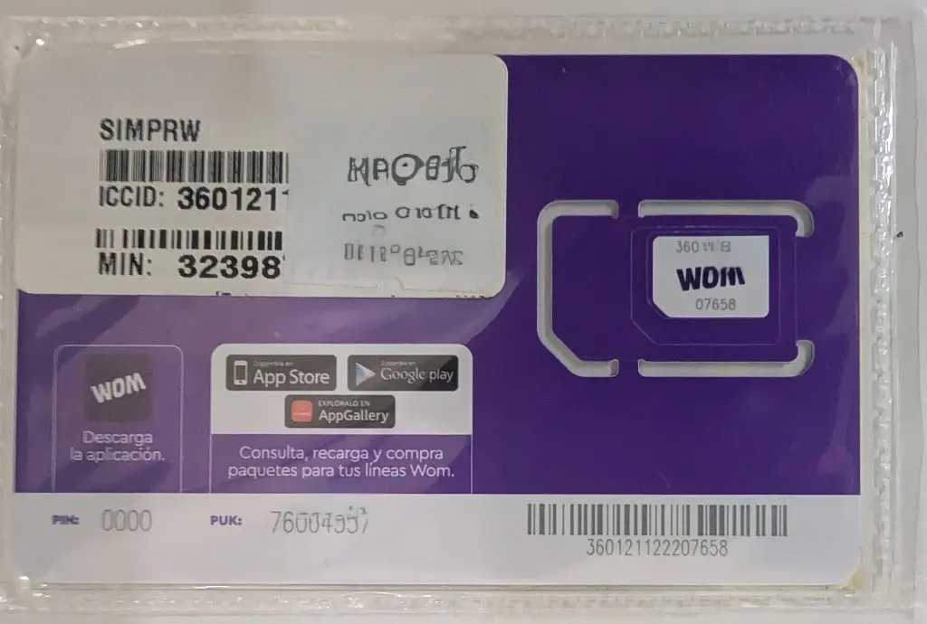 SIMCARD WOM SENCILLA