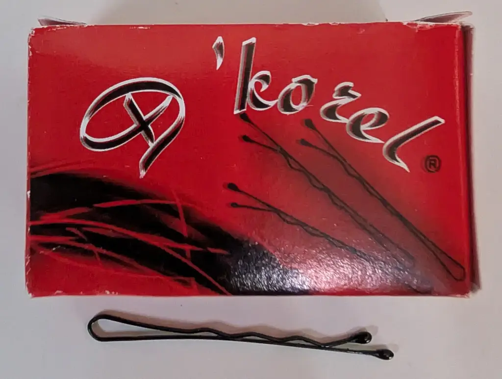 HEBILLA PINZA CABELLO NEGRA  X 100