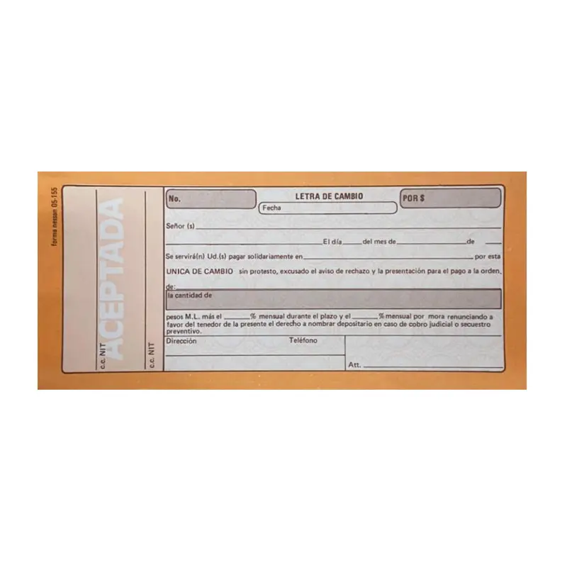 LETRA DE CAMBIO
