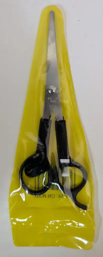 TIJERA PELUQUERIA ESTUCHE AMARILLO