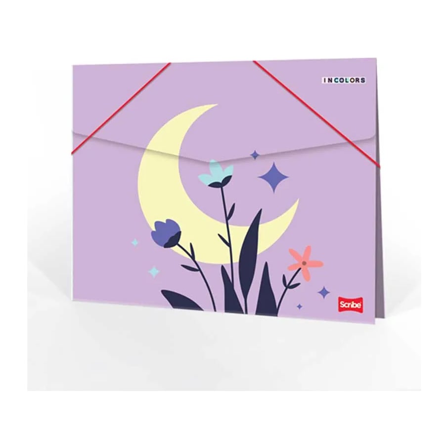 CARPETA PRIMAVERA PLÁSTICA BOLSILLO ESTAMPADA / FUELLE