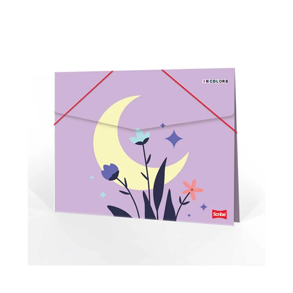 CARPETA PRIMAVERA PLÁSTICA BOLSILLO ESTAMPADA / FUELLE