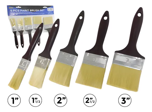 BROCHA PINTAR EN SET X 5