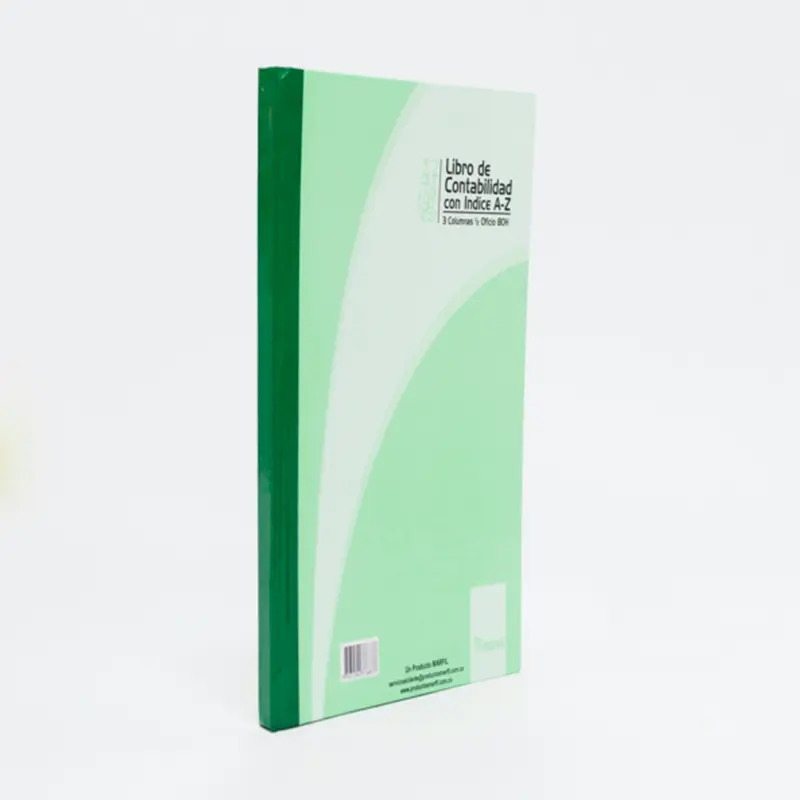 CUADERNO CONTABILIDAD BOSTON 1/2 OFICIO CON AZ