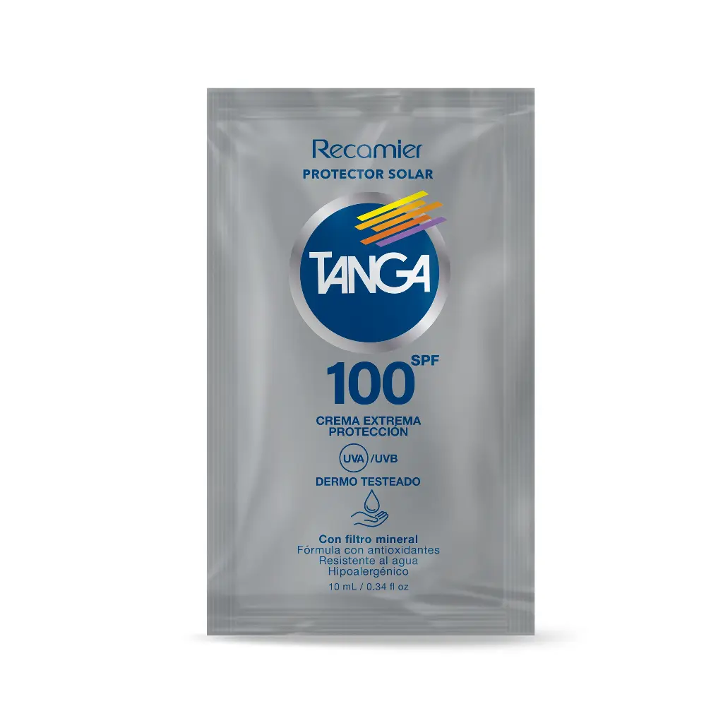 BLOQUEADOR SOLAR TANGA SPF 100 X UNIDAD