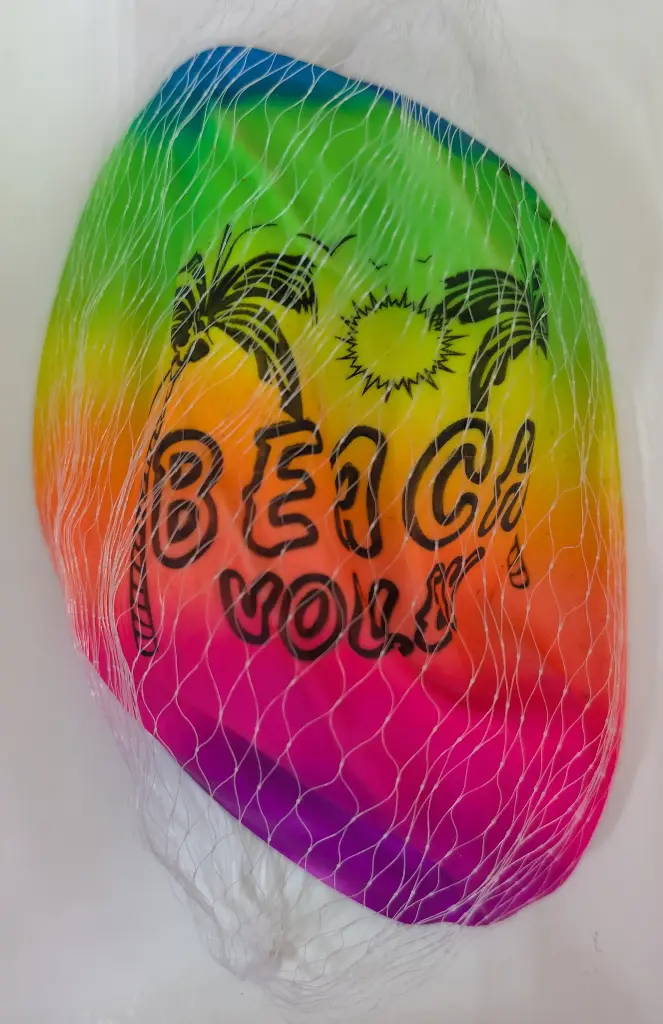 PELOTA ARCOIRIS SURTIDA PLASTICA