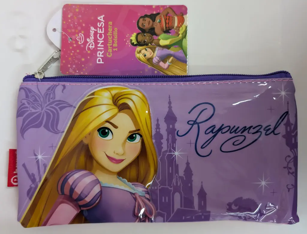 CARTUCHERA PRIMAVERA 1-2 BOLSILLOS PERSONAJES SURTIDO