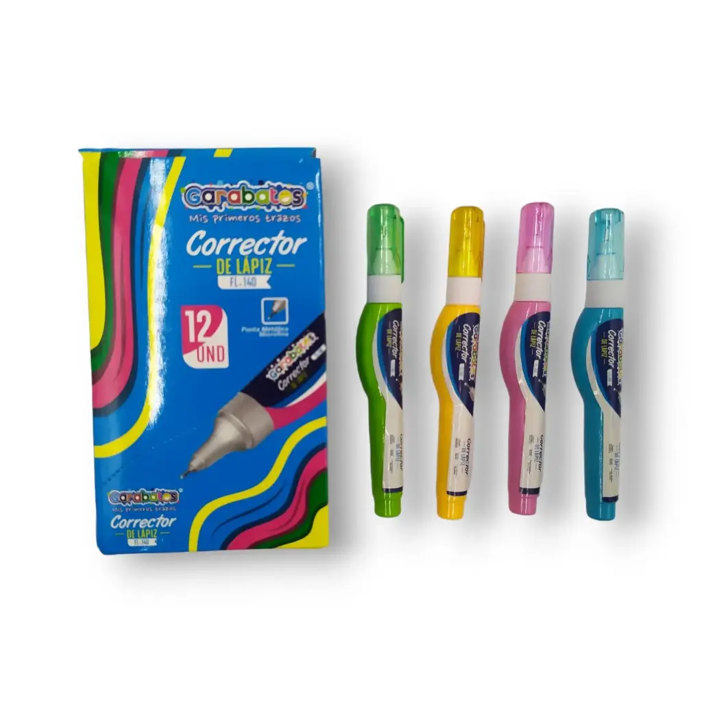 CORRECTOR EN LAPIZ NEON GARABATO