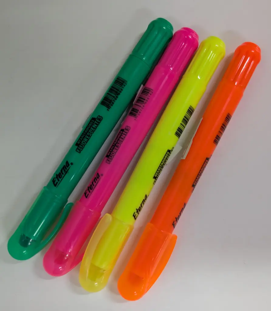 RESALTADOR FLUORESCENTE ETERNA (NARANJA)