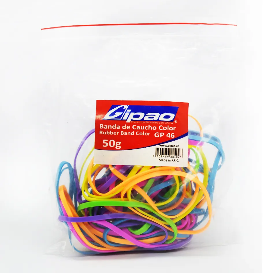 BANDA CAUCHO NEON BOLSA X50 GRA GP-46