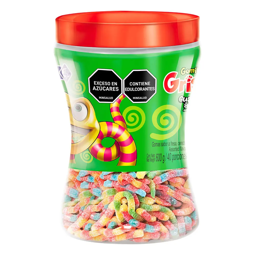 GOMITA GUSANO X UNIDAD