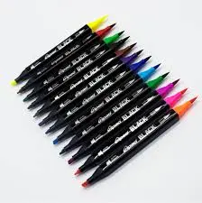 PLUMÓN GIPAO DUO BLACK X 12 GP-271