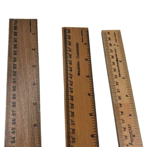 REGLA MADERA X 30 CM