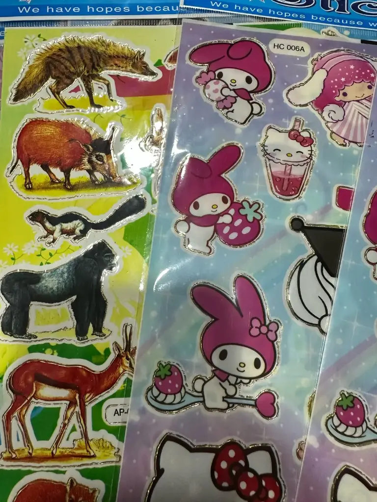 HOJA STICKER INFANTIL
