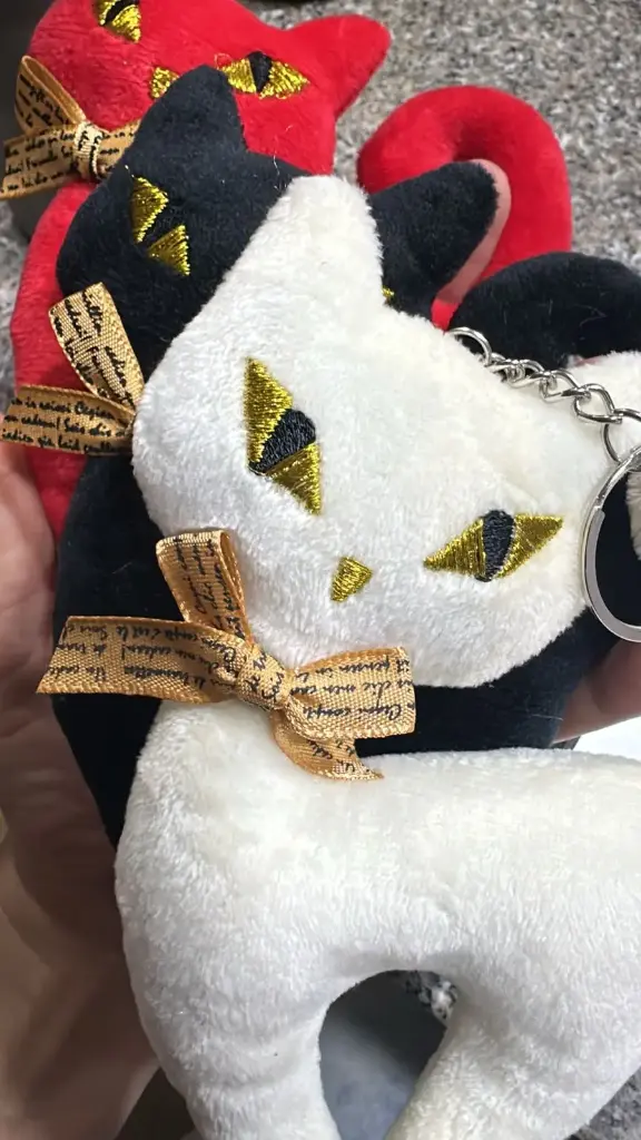 LLAVERO PELUCHE GATO