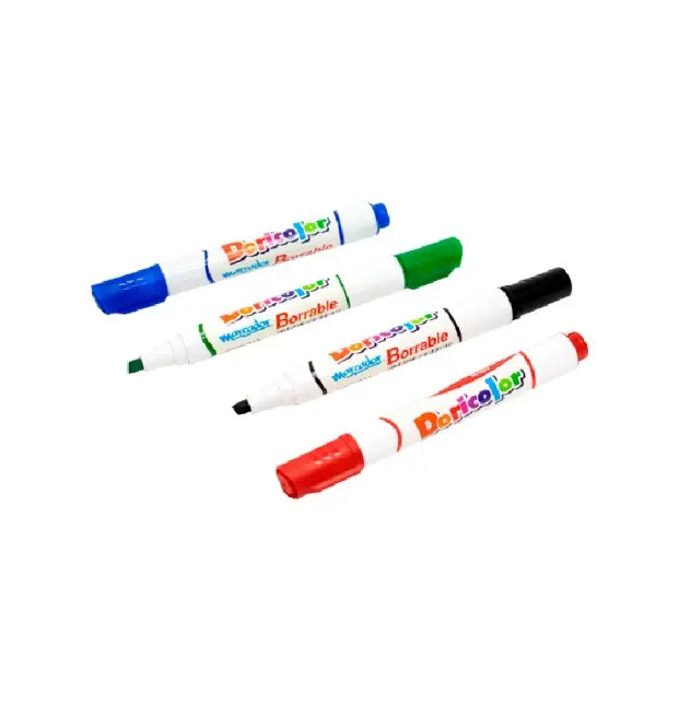 MARCADOR DORICOLOR BORRABLE (NEGRO)