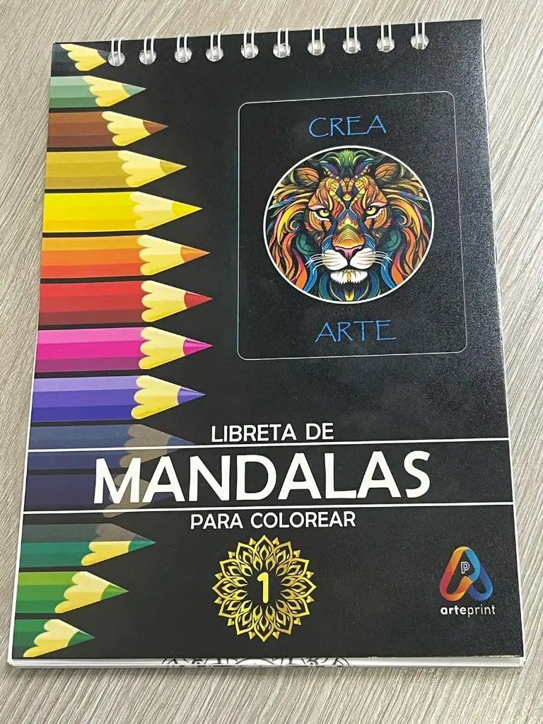 LIBRO MANDALAS ARGOLLADO MEDIA CARTA