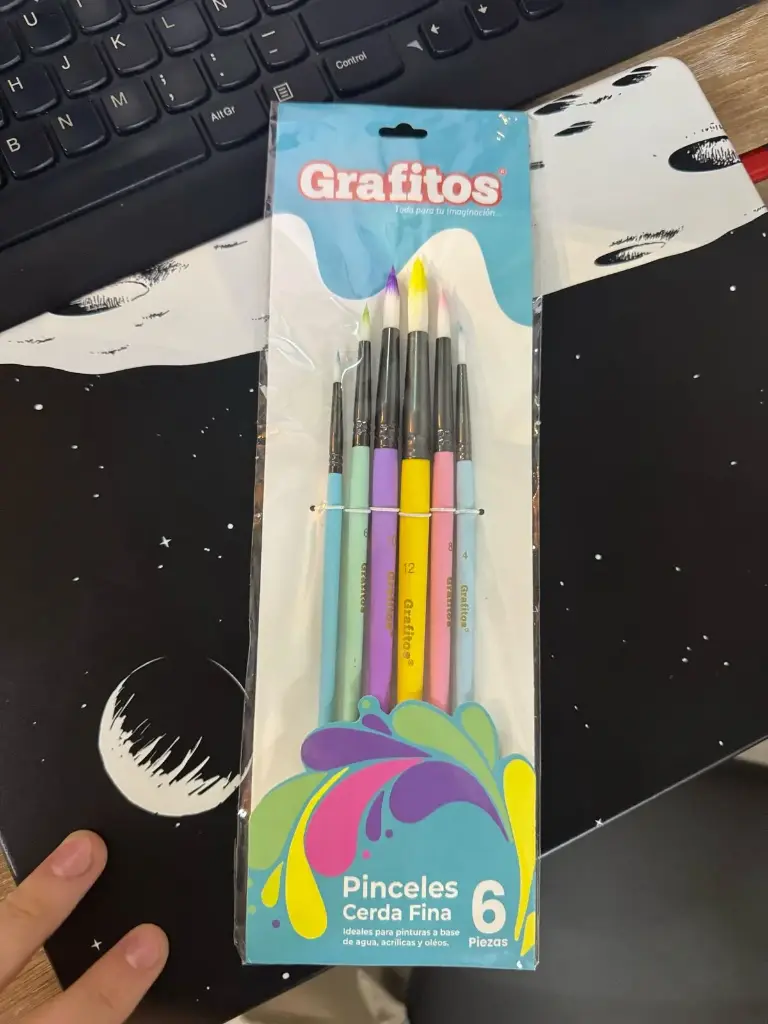 PINCELES PARA ACUARELA GRAFITOS