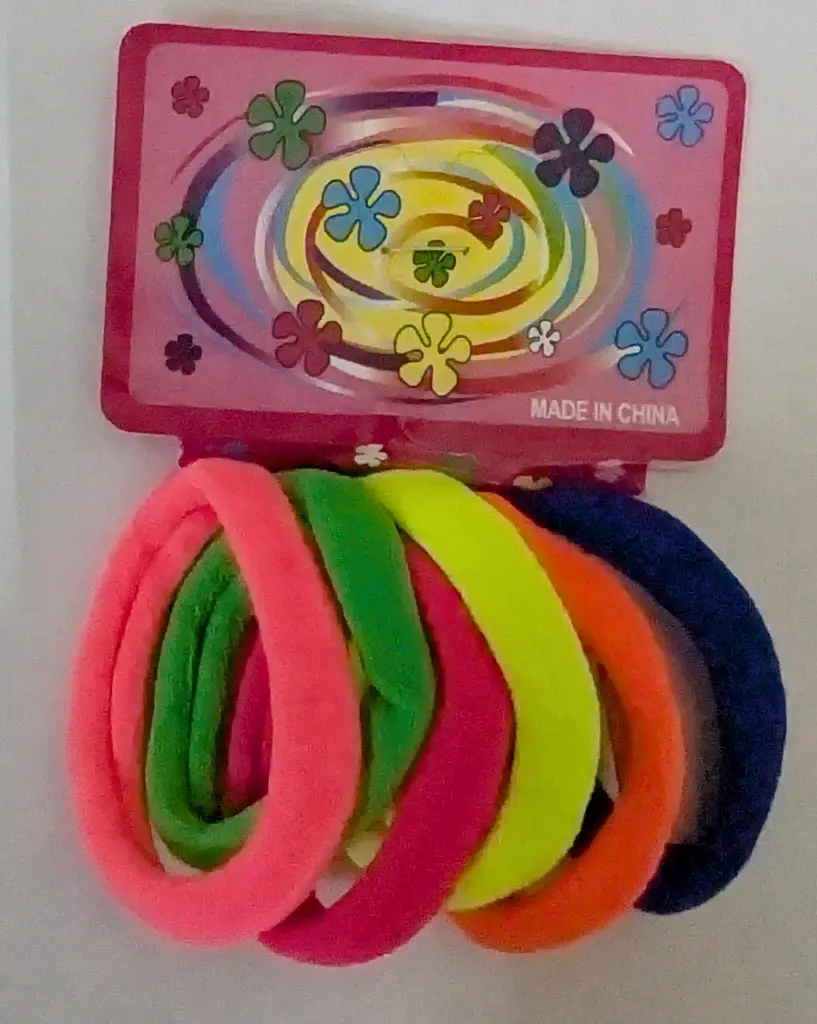 CAUCHO CABELLO SURTIDO - MOÑAS/CHULOS 