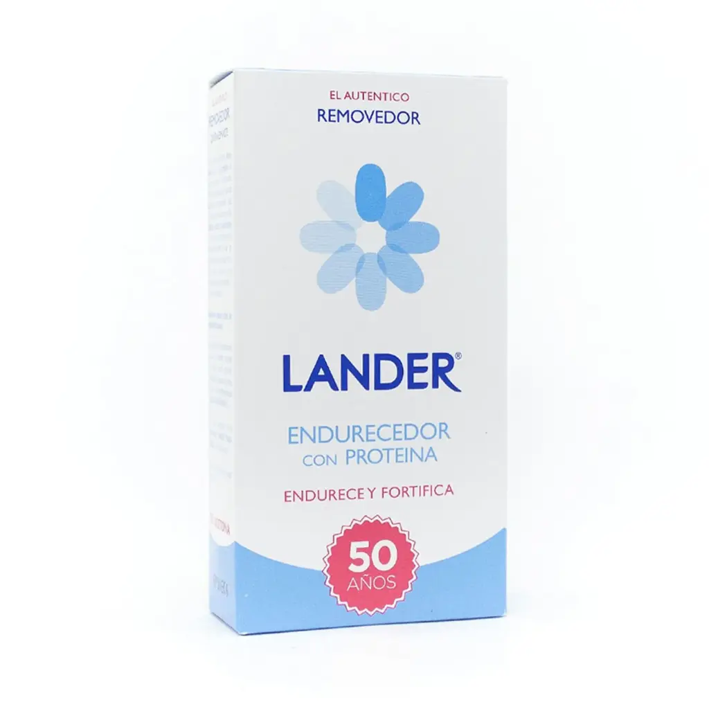 REMOVEDOR LANDER ENDURECEDOR CON PROTEINA 55ML + OBSEQUIO