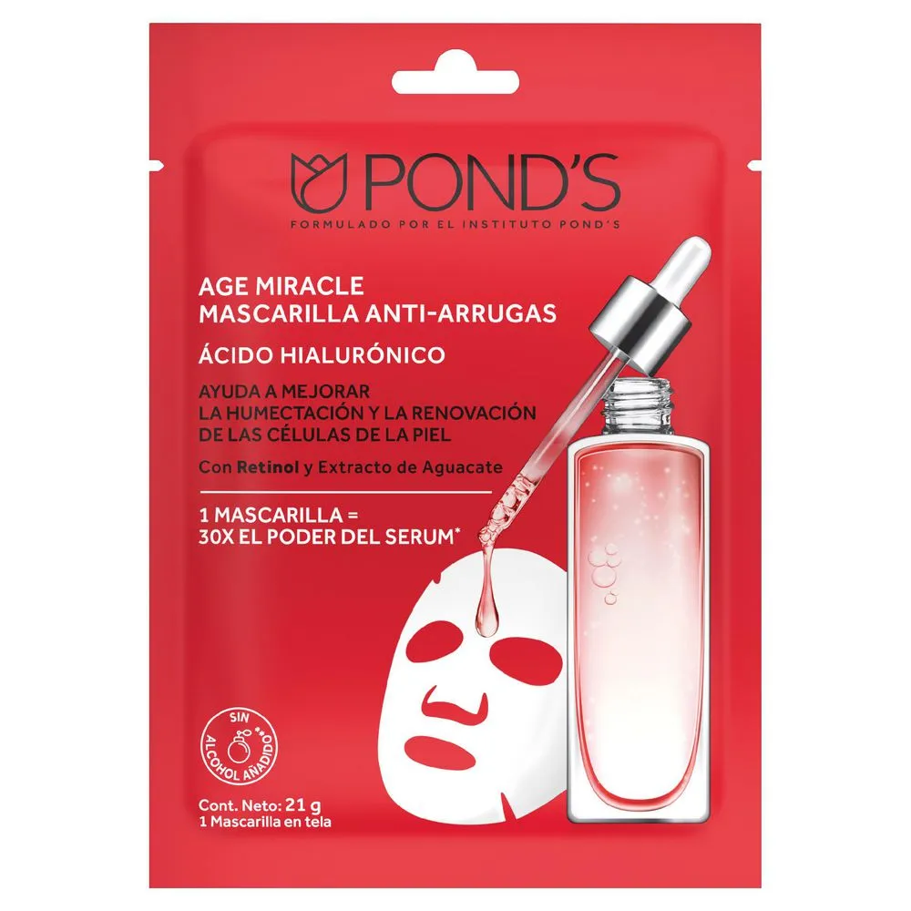 MASCARILLA PONDS VELO X UNIDAD (ANTIARRUGAS)