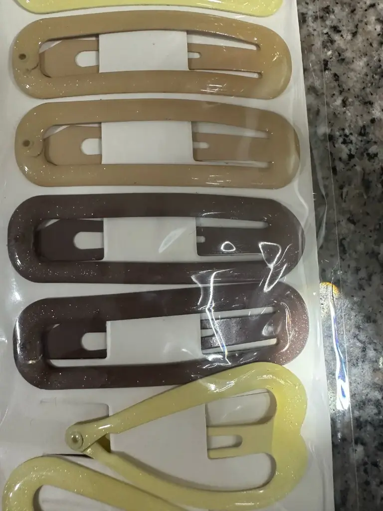 PINZA TIC TAC NUDE / PASTEL X PAR - PINZA CABELLO