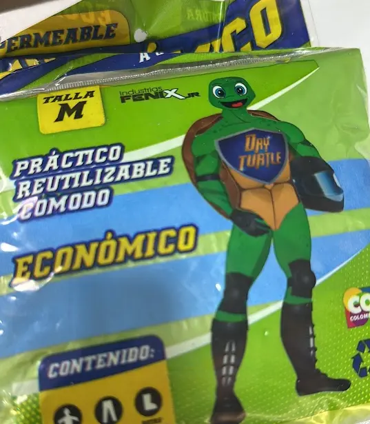 CARPA IMPERMEABLE PARA LLUVIA ECONÓMICA (M)