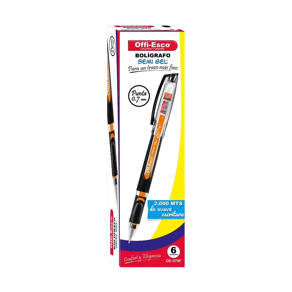 LAPICERO PRO+ OFFI-ESCO SEMI GEL 0.7 OE-078F
