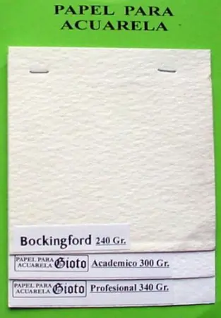 PAPEL ACUARELA 1/8 X UNIDAD