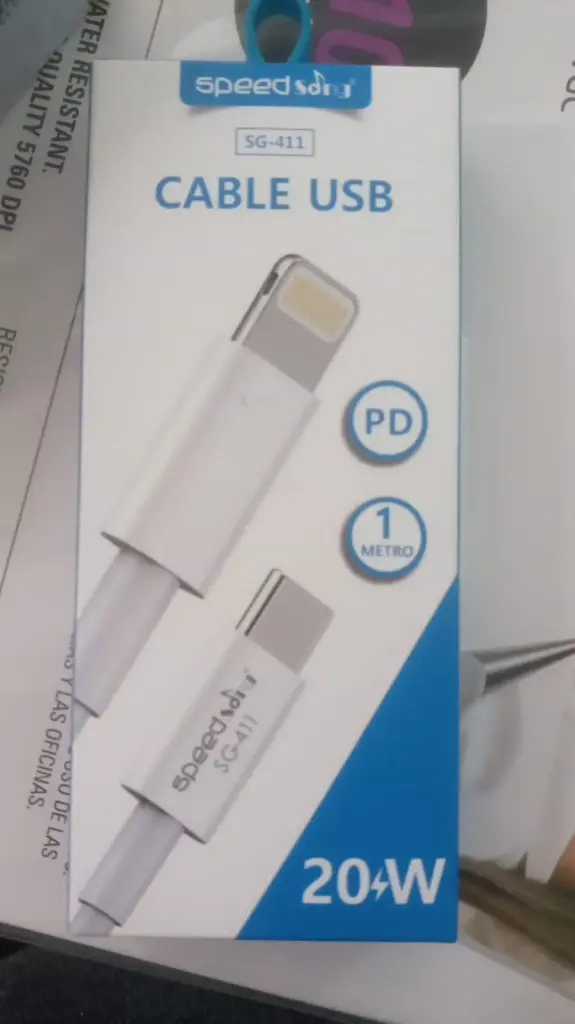 CABLE USB TIPO C - IPH 20W SPEEDSONG SG-411