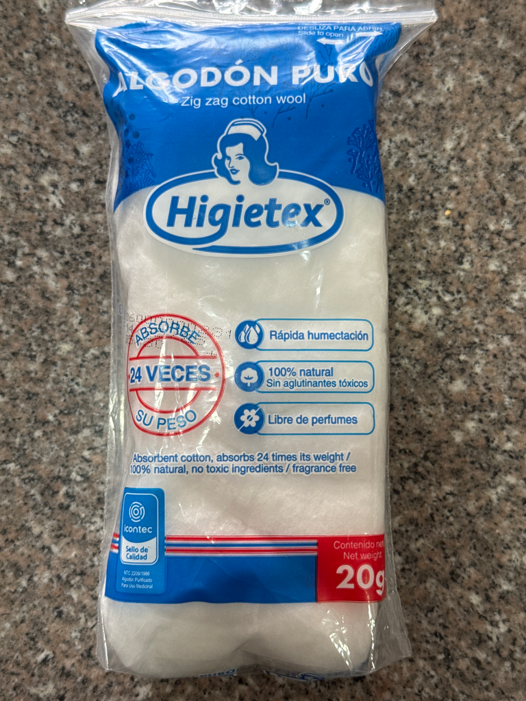 ALGODÓN HIGIETEX 20g