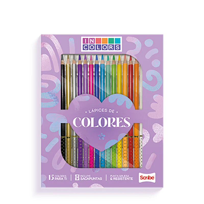 COLORES SCRIBE X15 INCOLORS UNIPUNTA
