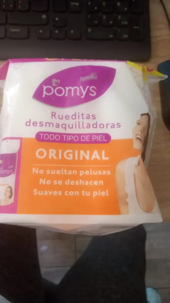 RUEDITAS DESMAQUILLANTES POMYS X 120 UNIDADES