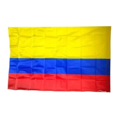 BANDERA DE COLOMBIA TELA 145 cms x 92 cms
