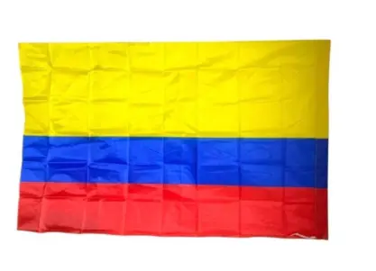 BANDERA DE COLOMBIA TELA 145 cms x 92 cms