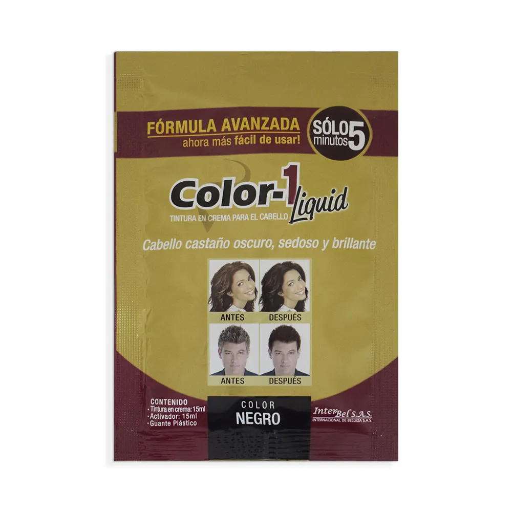 TINTE CAPILAR EN CREMA COLOR 1