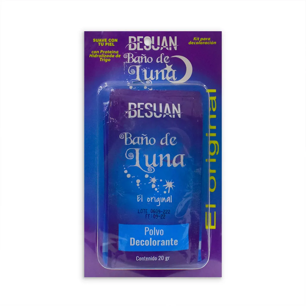 POLVO DECOLORANTE BAÑO DE LUNA BESUAN
