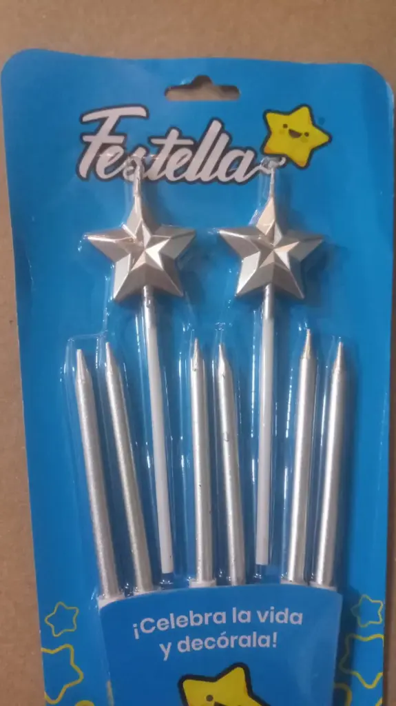 VELAS ESTRELLA X8