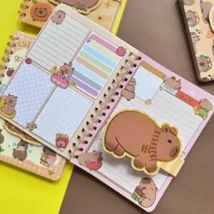 LIBRETA ARGOLLADA CAPIBARA 