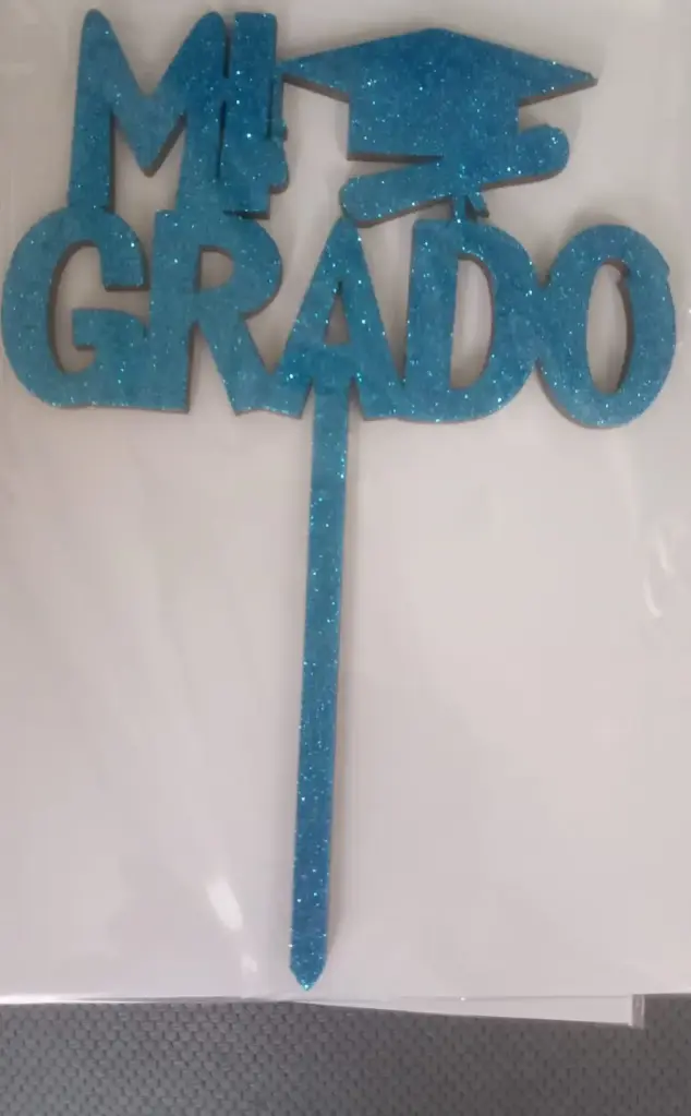 LETRERO/PIN MIRELLADO MI GRADO
