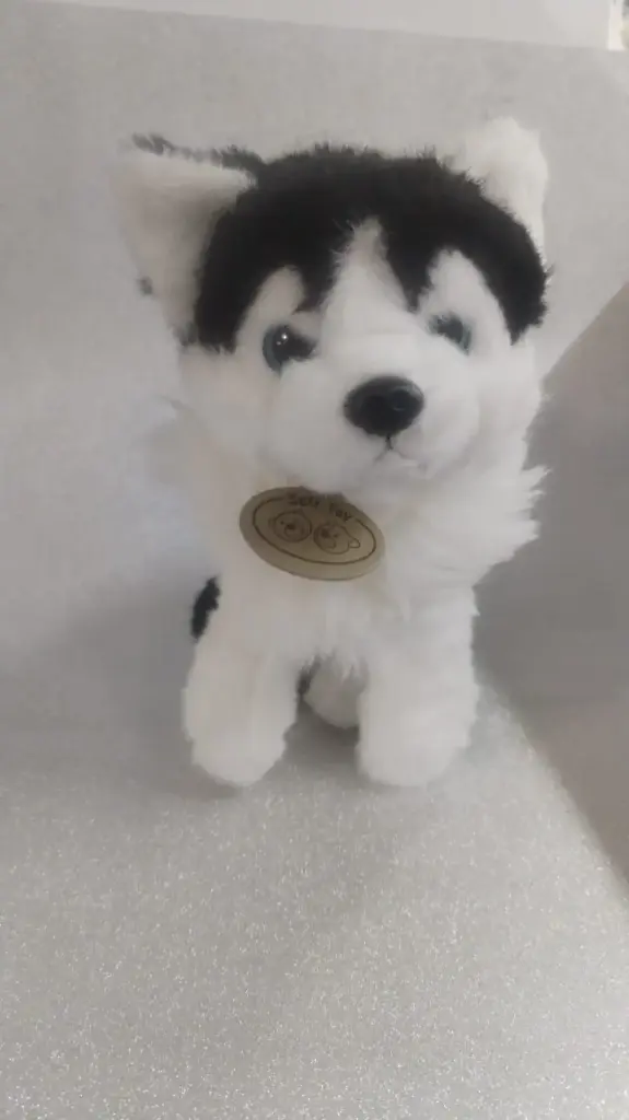 PELUCHE PERRO SIBERIANO 21 CM