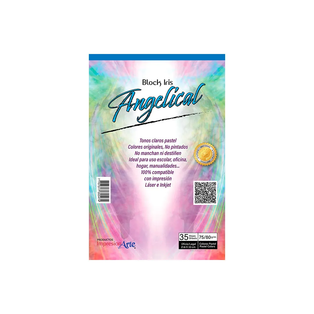 BLOCK IRIS TONOS PASTEL CARTA