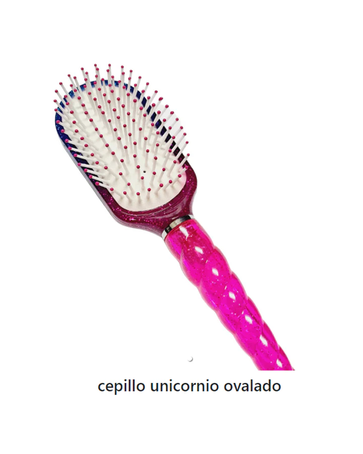 CEPILLO OVALADO UNICORNIO REF. PTQ1413