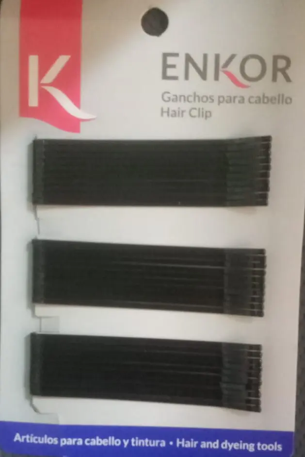 GANCHO PARA CABELLO  X10 UND