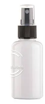 ATOMIZADOR REDONDO MEDIANO TAPA NEGRA  